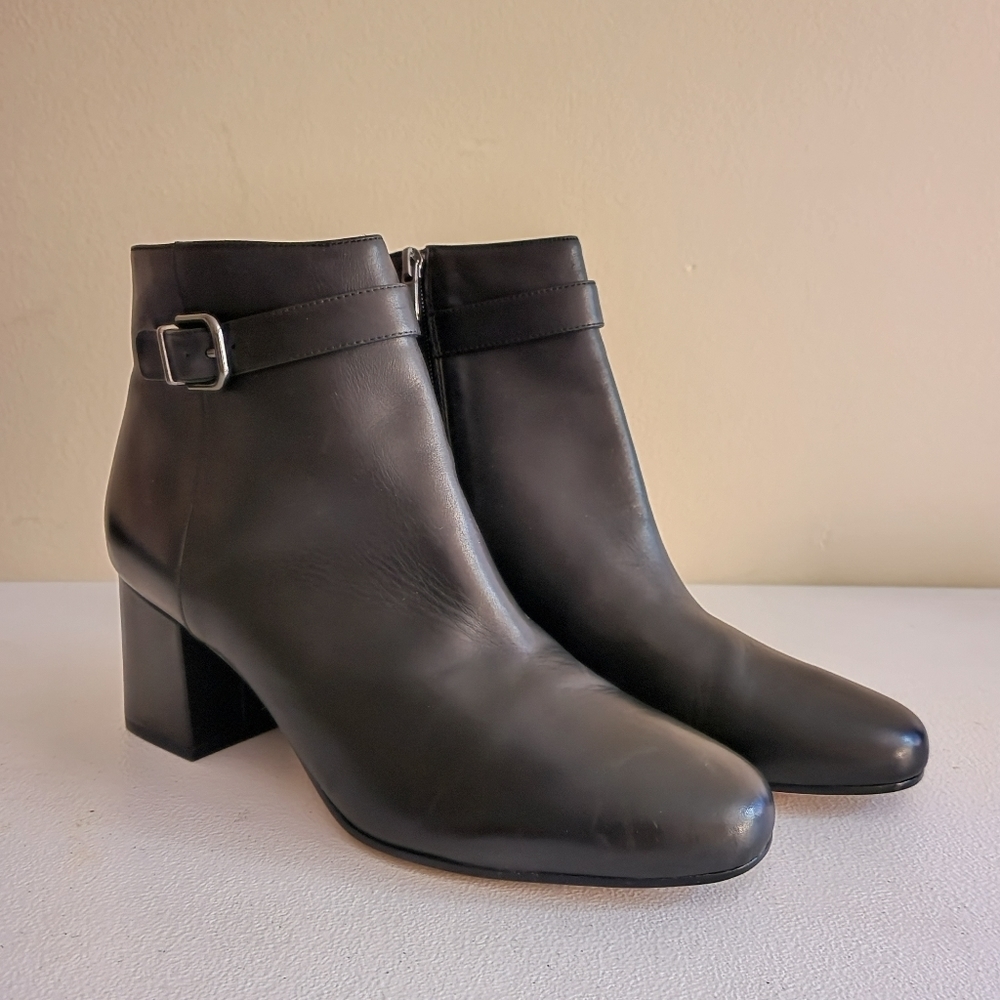 Via Spiga Black Ankle Boots